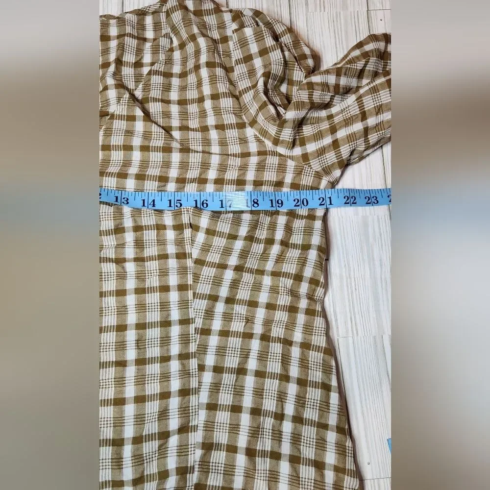 Madewell gingham blouse